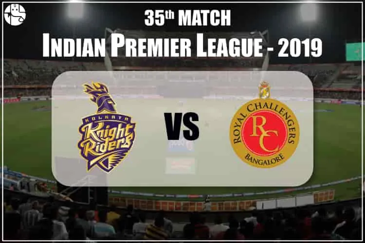 KKR vs RCB Match Prediction: Who Will Win KKR vs RCB IPL Match 2019